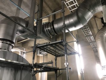 大阪府八尾市　ポンプ場ダクト塗装工事